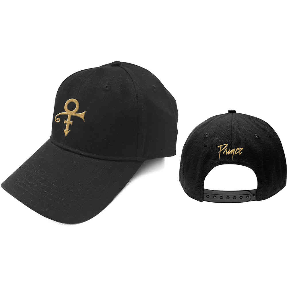 Prince - Gold Symbol Baseball cap - Schwarz